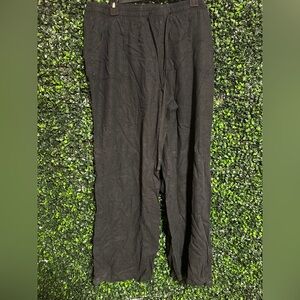 Black linen Pants